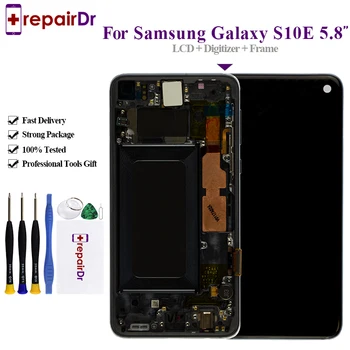 Original LCD For Samsung Galaxy S10E Display with frame Touch Screen Digitizer For SAMSUNG S10e lcd
Original LCD For Samsung Galaxy S10E Display with frame Touch Screen Digitizer For SAMSUNG S10e lcd