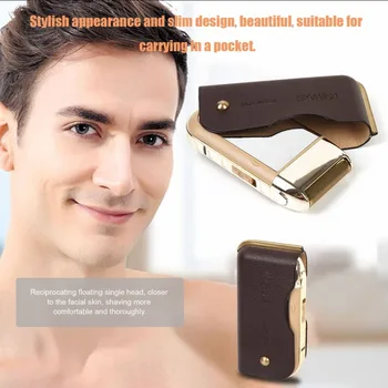 Mini Convenient Electric Rechargeable Shaver Beard Trimmer Titanium Alloy Reciprocating Single Blade Razor Face Care Socks
Mini Convenient Electric Rechargeable Shaver Beard Trimmer Titanium Alloy Reciprocating Single Blade Razor Face Care Socks