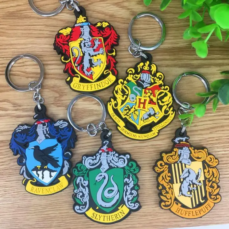 Hot HP Potter Keychain Hogwart Gryffindor Hufflepufff Ravenclaww Slytherinn Symbol PVC Keyring Pendant Toy Gifts For Fans Gifts
Hot HP Potter Keychain Hogwart Gryffindor Hufflepufff Ravenclaww Slytherinn Symbol PVC Keyring Pendant Toy Gifts For Fans Gifts
