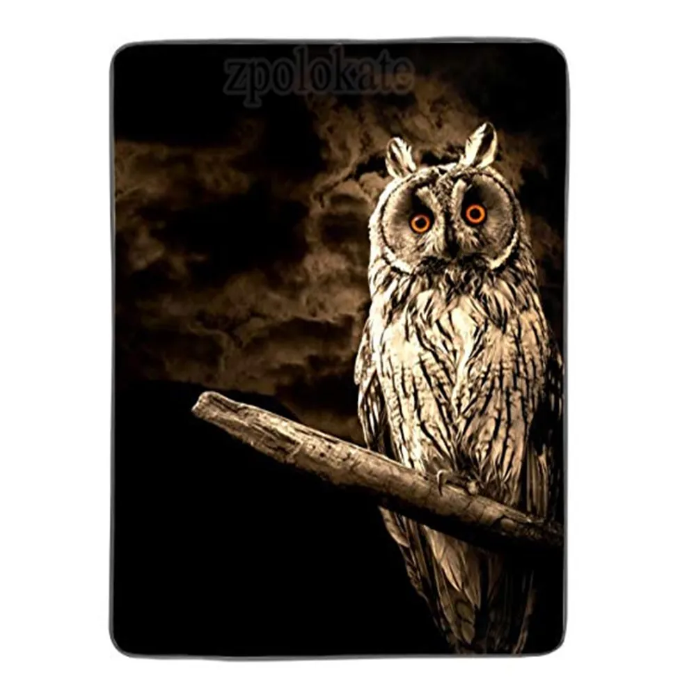 Owl Branch Pixel Blanket