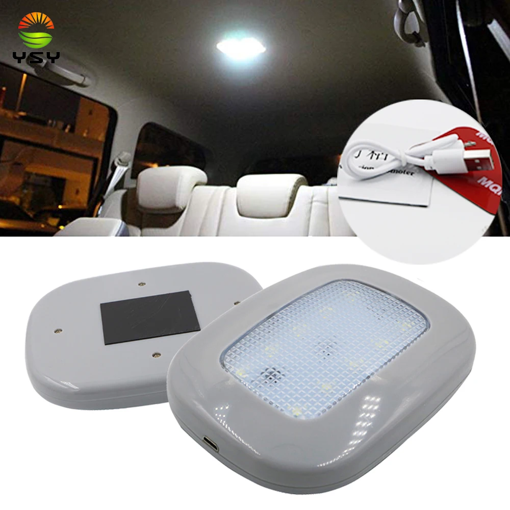YSY Universal car interior ceiling roof light USB Rechargeable LED Car Reading Light Interior Roof Doom Lamp Magnetic Dome Light
YSY Universal car interior ceiling roof light USB Rechargeable LED Car Reading Light Interior Roof Doom Lamp Magnetic Dome Light