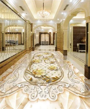 3D Floor Mural Finest Art Marbled Gold 3D Floor Wallpaper Beautiful Interior Decoration 
3D Floor Mural Finest Art Marbled Gold 3D Floor Wallpaper Beautiful Interior Decoration