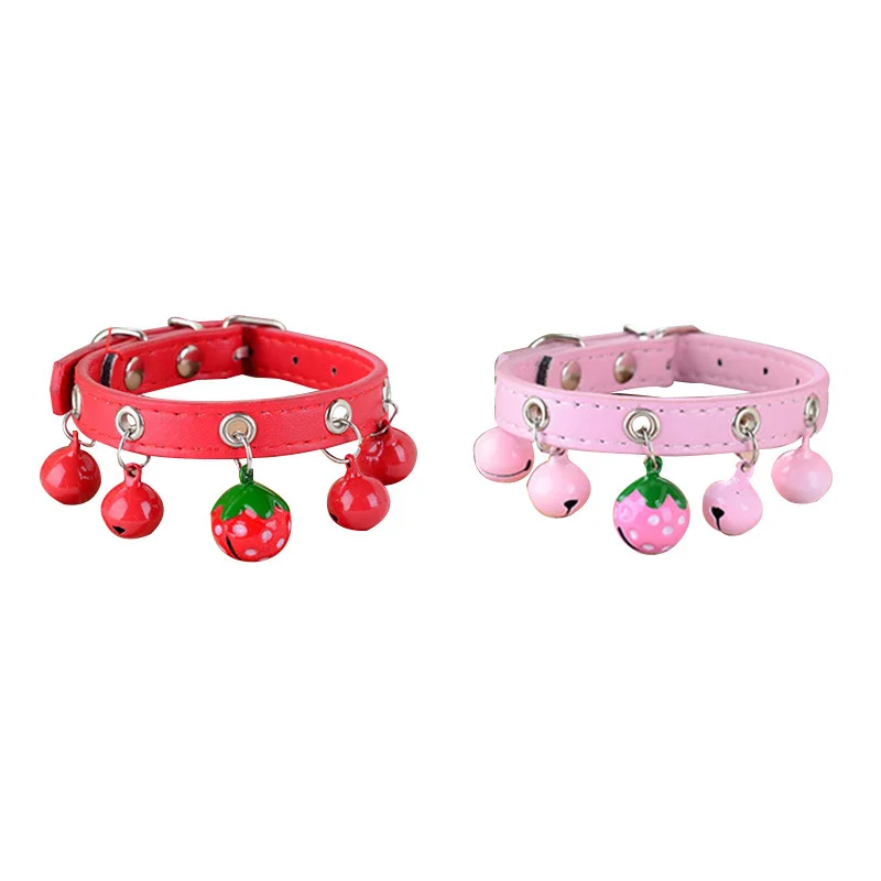 All Seasons Various Colors Pet Collars Personalized Dog Collar Leather Small-sized Dog Collars Cute Bell Small Pet Collar S/M
All Seasons Various Colors Pet Collars Personalized Dog Collar Leather Small-sized Dog Collars Cute Bell Small Pet Collar S/M