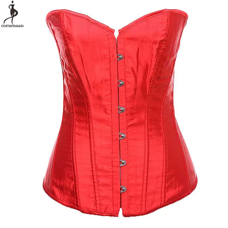 Satin Overbust Corset Black White Blue Red Purple Pink Fish Boned Korsett For Women Gothic Bustier Plus Size Korse Top Panty
Satin Overbust Corset Black White Blue Red Purple Pink Fish Boned Korsett For Women Gothic Bustier Plus Size Korse Top Panty