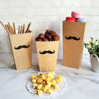 12pcs Kraft Paper Popcorn Box Mustache & Lip Sticker Movie Party Box Wedding Birthday Party Boy Girl Favor Candy Snack Treat Box
12pcs Kraft Paper Popcorn Box Mustache & Lip Sticker Movie Party Box Wedding Birthday Party Boy Girl Favor Candy Snack Treat Box