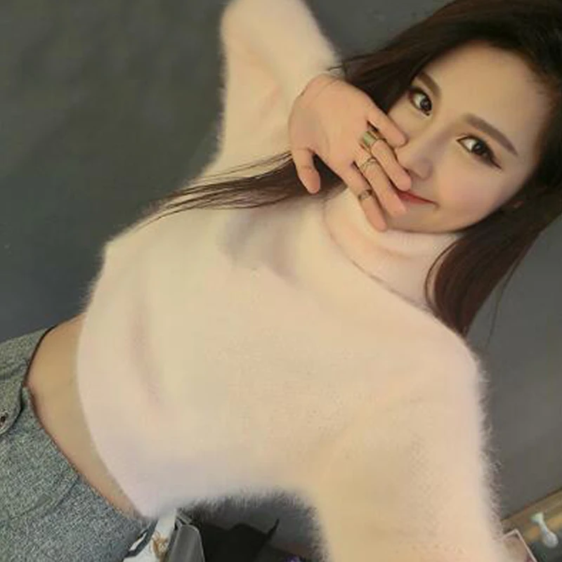 New Women Sweater Natural Real Mink Cashmere Pullover Turtleneck Cashmere Pullovers wsr535
New Women Sweater Natural Real Mink Cashmere Pullover Turtleneck Cashmere Pullovers wsr535
