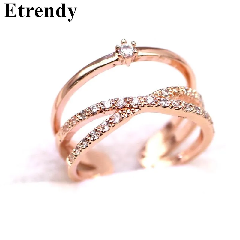 Simple Three Layers Cross Micro Pave Zircon Ring For Women Bijoux Fashion Jewelry Gold Plated Accessories Wholesale
Simple Three Layers Cross Micro Pave Zircon Ring For Women Bijoux Fashion Jewelry Gold Plated Accessories Wholesale