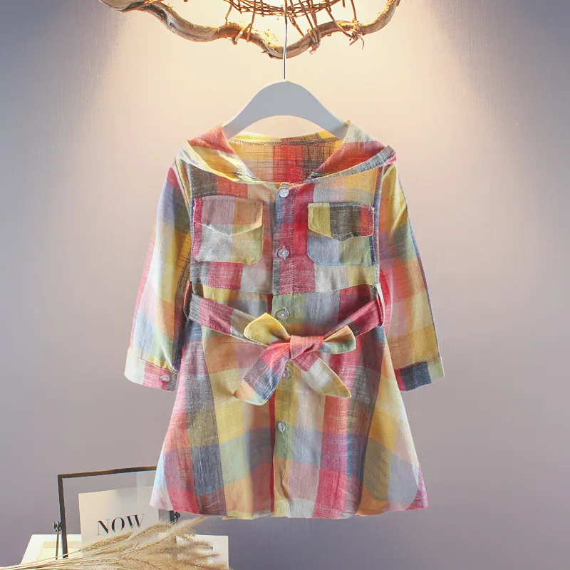 2019 spring new plaid dress Girl cotton dress plaid dress Girl long sleeve windbreaker jacket Girl plaid hooded dress
2019 spring new plaid dress Girl cotton dress plaid dress Girl long sleeve windbreaker jacket Girl plaid hooded dress