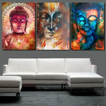 3Piece Buddha Painting 3pcs Buddhas Modern Painting Home Wall Decor Painting Print on Canvas Ready to Hang
3Piece Buddha Painting 3pcs Buddhas Modern Painting Home Wall Decor Painting Print on Canvas Ready to Hang