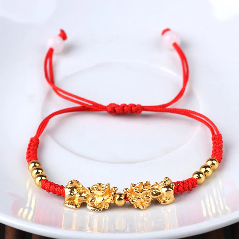 Lucky Red Rope Bracelet Double Golden Brave Troops Amulet Bracelet Buddhist Jewelry @M23
Lucky Red Rope Bracelet Double Golden Brave Troops Amulet Bracelet Buddhist Jewelry @M23