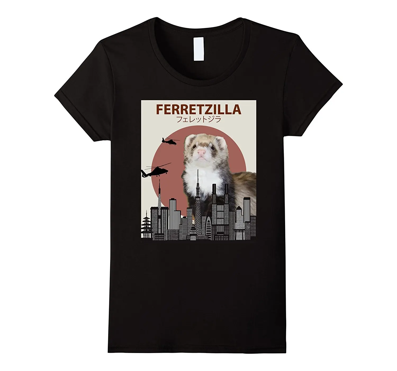 2019 Hot sale Fashion 100% cotton Ferretzilla Funny Ferret T-Shirt | Gift for Ferret Lovers Tee shirt
2019 Hot sale Fashion 100% cotton Ferretzilla Funny Ferret T-Shirt | Gift for Ferret Lovers Tee shirt