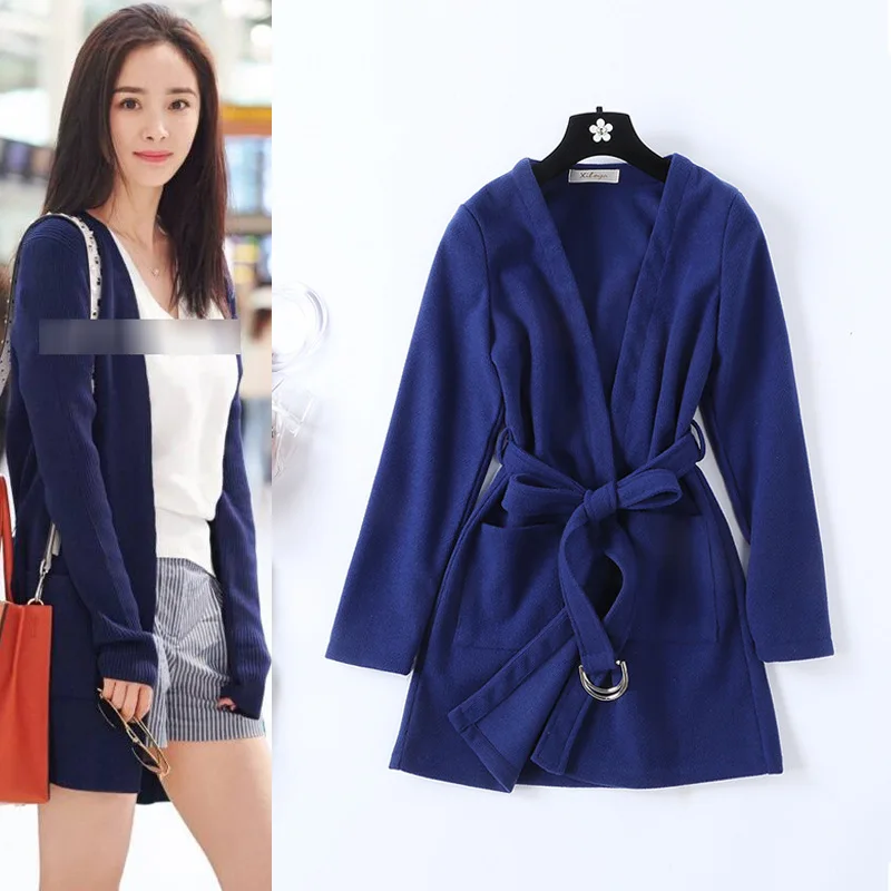 2019 Yang Power Star of The Same Pure Color with Long Sleeves Knitting Material Cardigan Outside The Jacket Women Clothing
2019 Yang Power Star of The Same Pure Color with Long Sleeves Knitting Material Cardigan Outside The Jacket Women Clothing