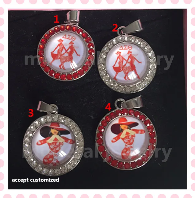 DST lady sister round crystal charm delta sigma theta hat women clear rhinestone fraternity necklace OPP022,1pcs sold
DST lady sister round crystal charm delta sigma theta hat women clear rhinestone fraternity necklace OPP022,1pcs sold