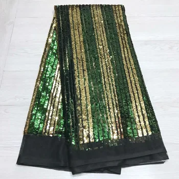 African Sequins Lace Fabric 2019 High Quality Green Gold Laces French Tulle Lace Swiss Voile Lace Fabrics For Wedding Dress
African Sequins Lace Fabric 2019 High Quality Green Gold Laces French Tulle Lace Swiss Voile Lace Fabrics For Wedding Dress