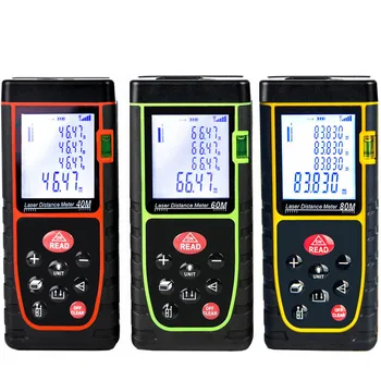 40/60/80/100M Handheld High Precision Laser Rangefinder Digital Laser Distance Meter Infrared Measuring Instrument
40/60/80/100M Handheld High Precision Laser Rangefinder Digital Laser Distance Meter Infrared Measuring Instrument