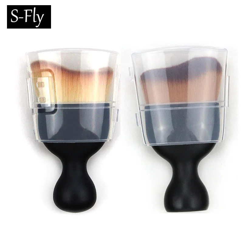 S Shape Cream Blush Makeup Brush Contour Foundation Loose Powder Brush Multifunctional Kabuki Makeup Brushes With Protect Lid
S Shape Cream Blush Makeup Brush Contour Foundation Loose Powder Brush Multifunctional Kabuki Makeup Brushes With Protect Lid