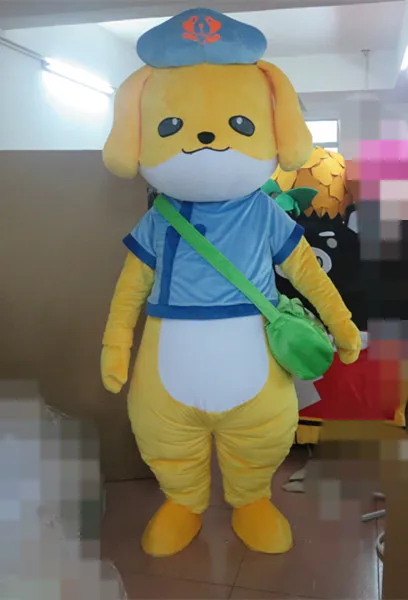 Hot sale 2015 Character Adult lovely new yellow dog Mascot Costume fancy dress Halloween party costume Holiday special clothing
Hot sale 2015 Character Adult lovely new yellow dog Mascot Costume fancy dress Halloween party costume Holiday special clothing