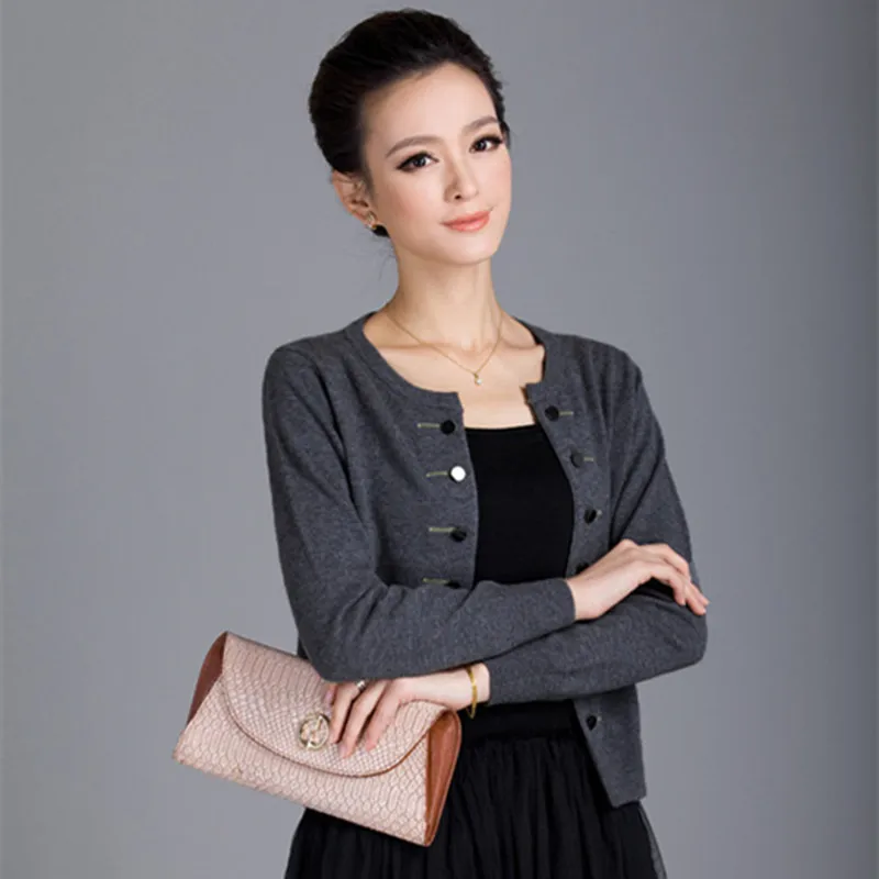 Autumn Spring Women 2018 Fashion Knitted Outwear Double Breasted Cardigans Cashmere Wool Sweater Female Tops Sale With 5 Colors
Autumn Spring Women 2018 Fashion Knitted Outwear Double Breasted Cardigans Cashmere Wool Sweater Female Tops Sale With 5 Colors