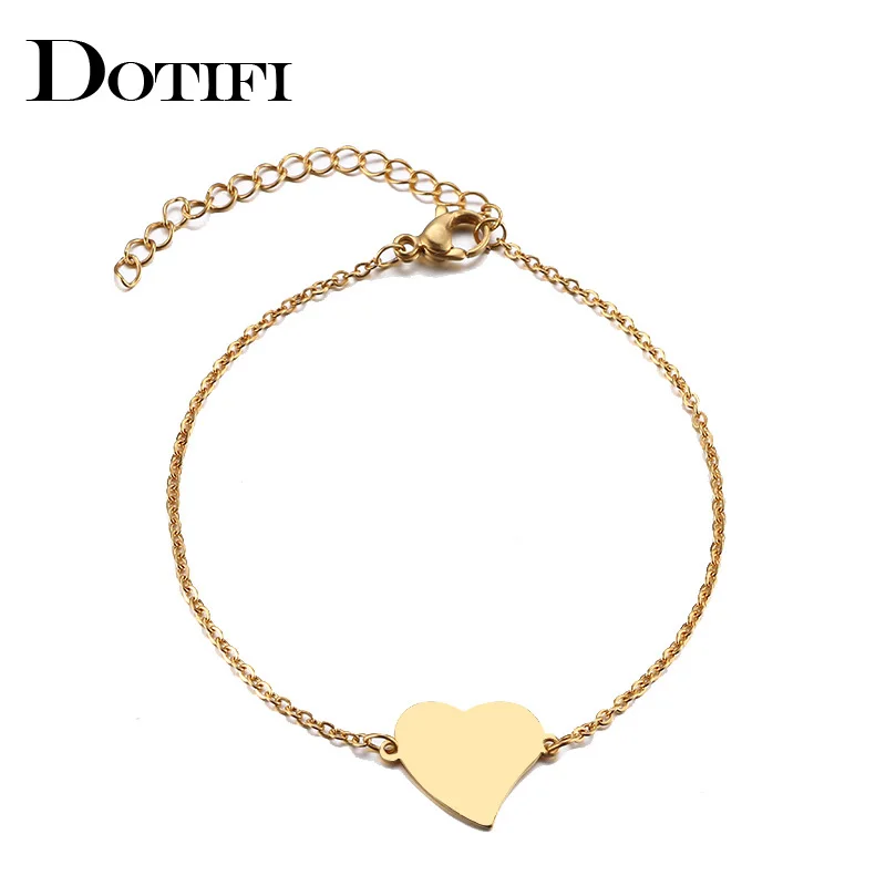 DOTIFI Stainless Steel Bracelet For Women Man Gold And Silver Color Pulseira Feminina Lover's Engagement Jewelry Drop Shipping
DOTIFI Stainless Steel Bracelet For Women Man Gold And Silver Color Pulseira Feminina Lover's Engagement Jewelry Drop Shipping