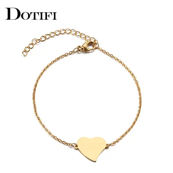 DOTIFI Stainless Steel Bracelet For Women Man Gold And Silver Color Pulseira Feminina Lover's Engagement Jewelry Drop Shipping
DOTIFI Stainless Steel Bracelet For Women Man Gold And Silver Color Pulseira Feminina Lover's Engagement Jewelry Drop Shipping