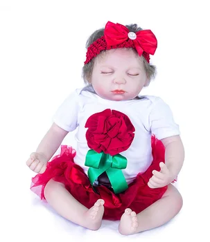 50cm Silicone Reborn Baby Doll kids Playmate Gift For Girls 20 Inch Bebe Alive Soft Toys For Bouquets Doll Bebes Reborn
50cm Silicone Reborn Baby Doll kids Playmate Gift For Girls 20 Inch Bebe Alive Soft Toys For Bouquets Doll Bebes Reborn