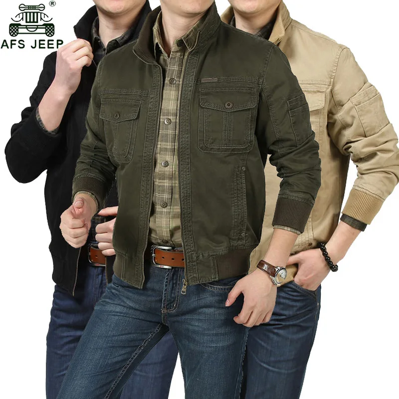 AFS JEEP Autumn Military Jacket Men Big Size 3XL Jaqueta masculina Bomber Jackets Windbreaker veste homme Casual Jackets Coats
AFS JEEP Autumn Military Jacket Men Big Size 3XL Jaqueta masculina Bomber Jackets Windbreaker veste homme Casual Jackets Coats