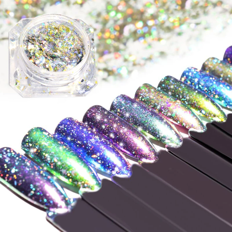 1pcs Holo Aurora Charm Chameleon Gradient Nail Art Glitter Powder Dazzling Pigment Flakes Sequins Dust Decor Manicure JIBSZ01-12
1pcs Holo Aurora Charm Chameleon Gradient Nail Art Glitter Powder Dazzling Pigment Flakes Sequins Dust Decor Manicure JIBSZ01-12