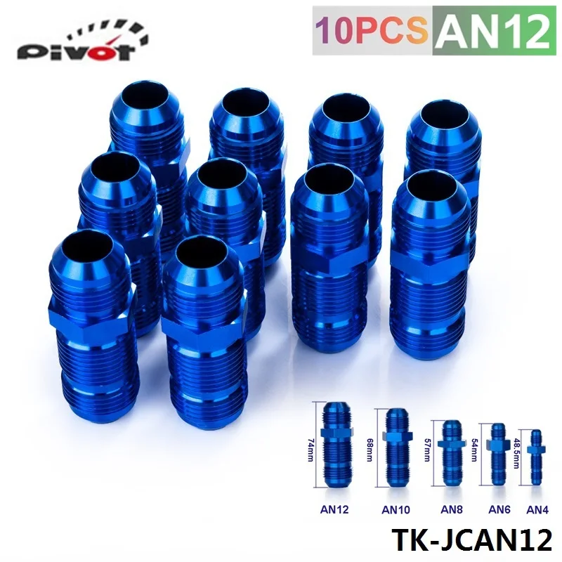 12AN AN12 MALE THREAD STRAIGHT BULKHEAD FLARE BLUE ALUMINUM ANODIZED FITTING TK-JCAN12
12AN AN12 MALE THREAD STRAIGHT BULKHEAD FLARE BLUE ALUMINUM ANODIZED FITTING TK-JCAN12