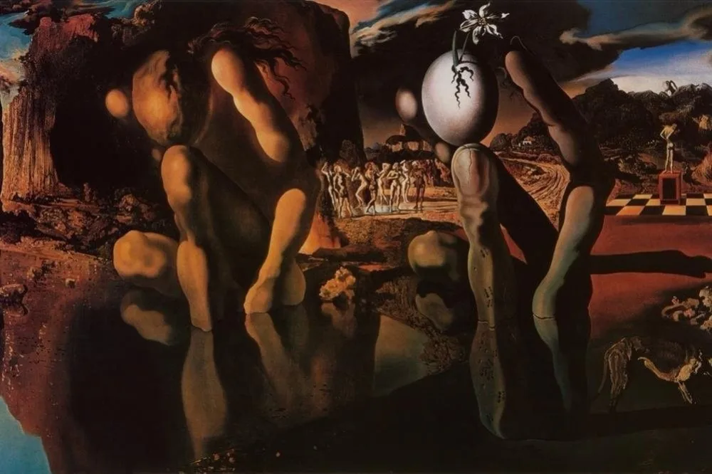 Home Decor Salvador Dali Metamorphosis --Silk Art Poster Wall Sicker Decoration Gift