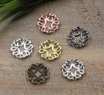 20mm Vintage 3D Filigree Flower Wraps Links Connectors European Charms Hair Clasp Bu Yao Accessories DIY Findings Multi-Color
20mm Vintage 3D Filigree Flower Wraps Links Connectors European Charms Hair Clasp Bu Yao Accessories DIY Findings Multi-Color