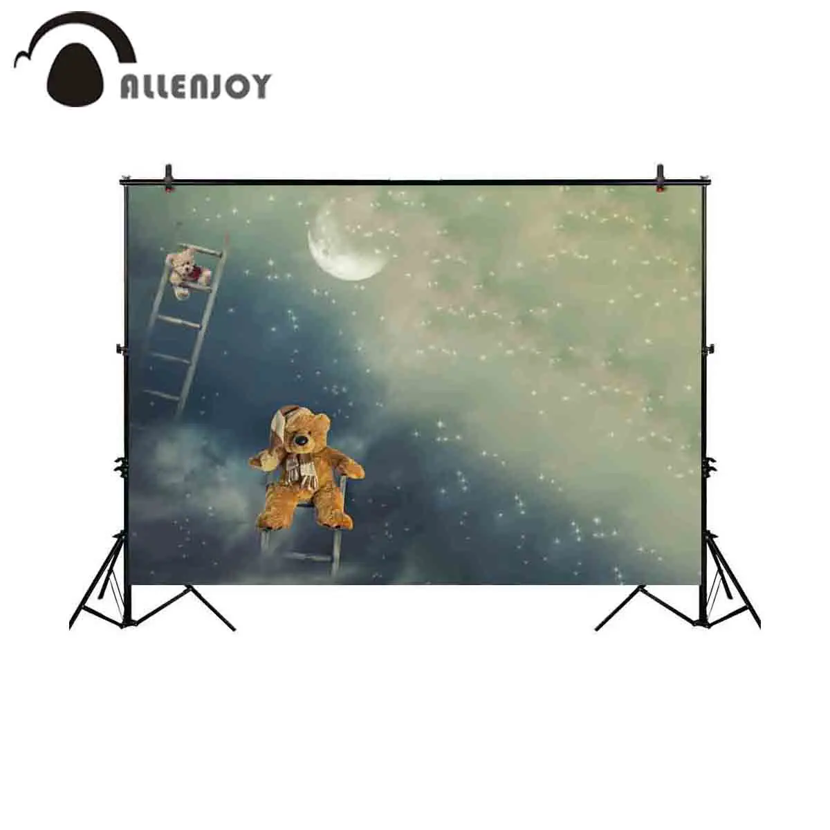 Allenjoy background for photo studio starry sky bear ladder moon photography backdrop photocall photo shoot prop portrait
Allenjoy background for photo studio starry sky bear ladder moon photography backdrop photocall photo shoot prop portrait