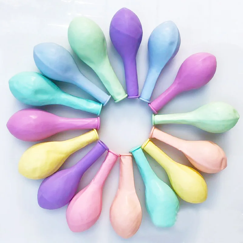 Macaron Balloon 2.2g Weeding Decoration 100PCS Latex Balloons for Festival Gift Birthday Party Valentines day mall Supplies
Macaron Balloon 2.2g Weeding Decoration 100PCS Latex Balloons for Festival Gift Birthday Party Valentines day mall Supplies