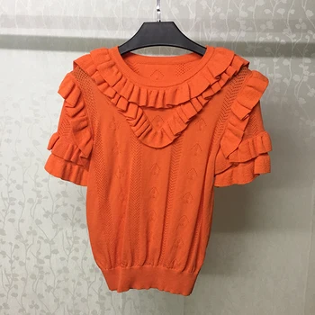 High Quality Pullovers Women Luxury Fashion Sweater 2019 Autumn O-Neck Knitted Sweater
High Quality Pullovers Women Luxury Fashion Sweater 2019 Autumn O-Neck Knitted Sweater