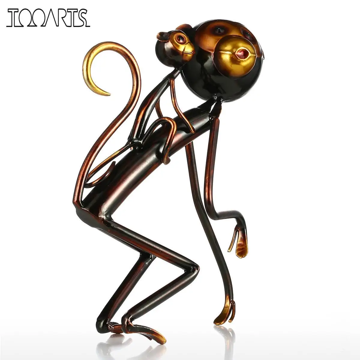 Tooarts Monkey Carrys Baby Metal Figurine Iron Figurine Abstract Design Modern Craft Gift Home Decoration
Tooarts Monkey Carrys Baby Metal Figurine Iron Figurine Abstract Design Modern Craft Gift Home Decoration