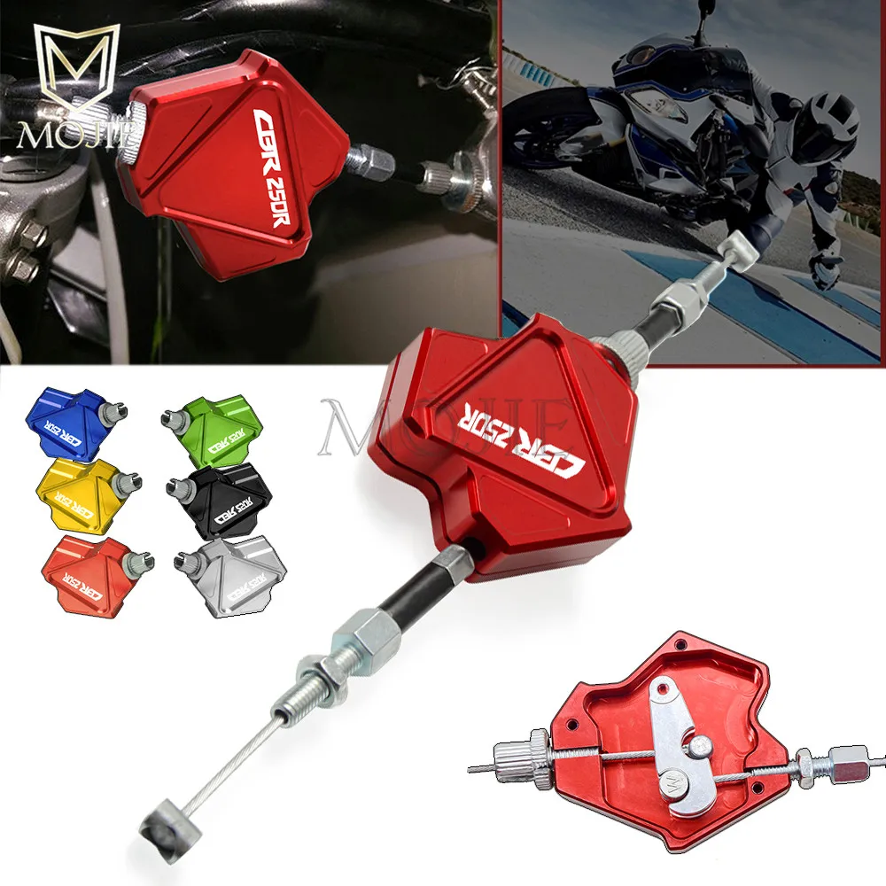 

Motorcycle Accessories CNC Aluminum Stunt Clutch Lever Easy Pull Cable System For Honda CBR250R CBR 250R 250 R 2011-2013 2012