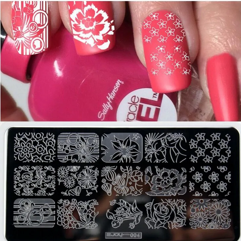 1 Nail Template Plates Nail Art Stamping Printing Tool Flowers Design Stamp Image Transfer Manicure #ZJOY004
1 Nail Template Plates Nail Art Stamping Printing Tool Flowers Design Stamp Image Transfer Manicure #ZJOY004