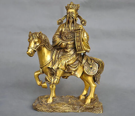 10'' China Folk God Of Wealth Mammon Dragon Ride Horse Bronze Statue decoration bronze factory outlets
10'' China Folk God Of Wealth Mammon Dragon Ride Horse Bronze Statue decoration bronze factory outlets