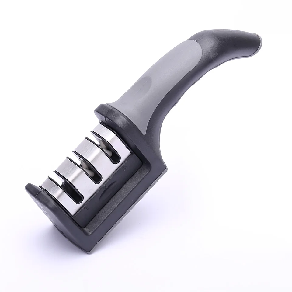 Kitchen Knives Sharpener Professional Quick 3 Stages Tungsten Ceramic Sharpener Whetstone Sharpening For Knives High Quality New
Kitchen Knives Sharpener Professional Quick 3 Stages Tungsten Ceramic Sharpener Whetstone Sharpening For Knives High Quality New