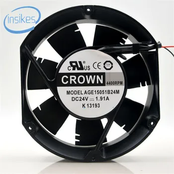 Original Brushless Double Ball Fan AGE15051B24M Computer Blower Cooling Fan DC 24V 1.91A 45W 172*150*51mm 
Original Brushless Double Ball Fan AGE15051B24M Computer Blower Cooling Fan DC 24V 1.91A 45W 172*150*51mm