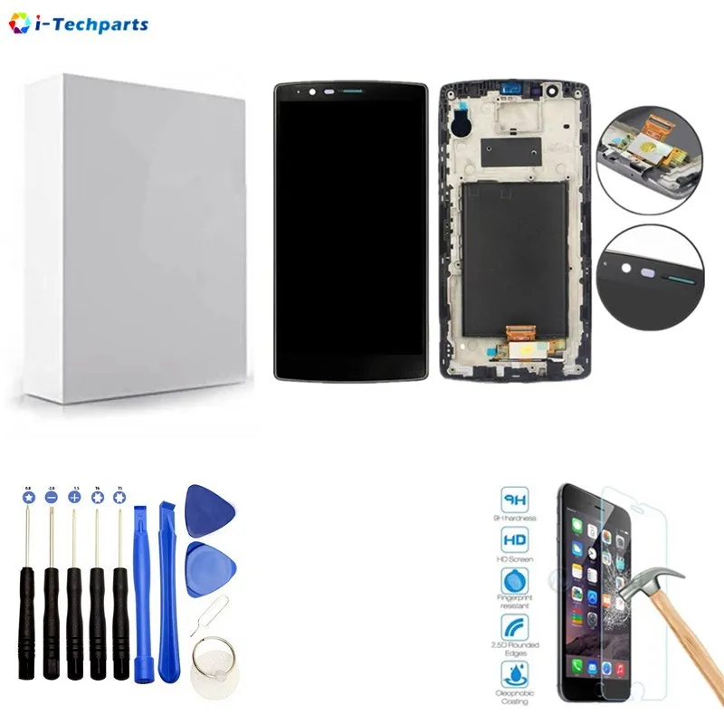 New For LG G4 H810 H815 VS999 LCD Display Screen + Touch Digitizer Assembly with Frame 5.5inch ,Black
New For LG G4 H810 H815 VS999 LCD Display Screen + Touch Digitizer Assembly with Frame 5.5inch ,Black