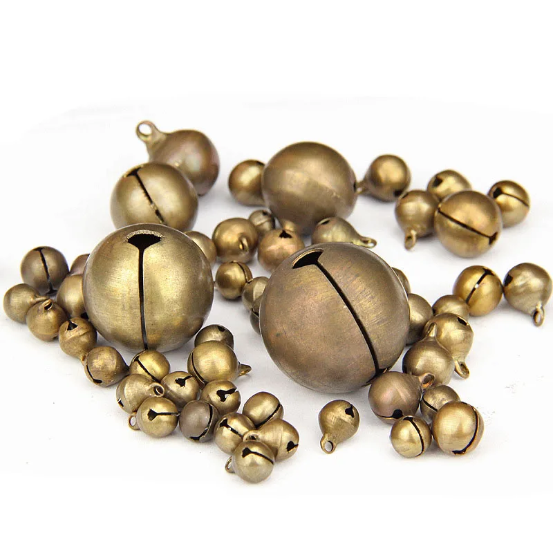 20pcs/lot Antique Bronze Jingle Bell Charms Copper Christmas Decoration Bell Pendant Jewelry 6 8 10 12 14 16 18 20mm Pick Size
20pcs/lot Antique Bronze Jingle Bell Charms Copper Christmas Decoration Bell Pendant Jewelry 6 8 10 12 14 16 18 20mm Pick Size