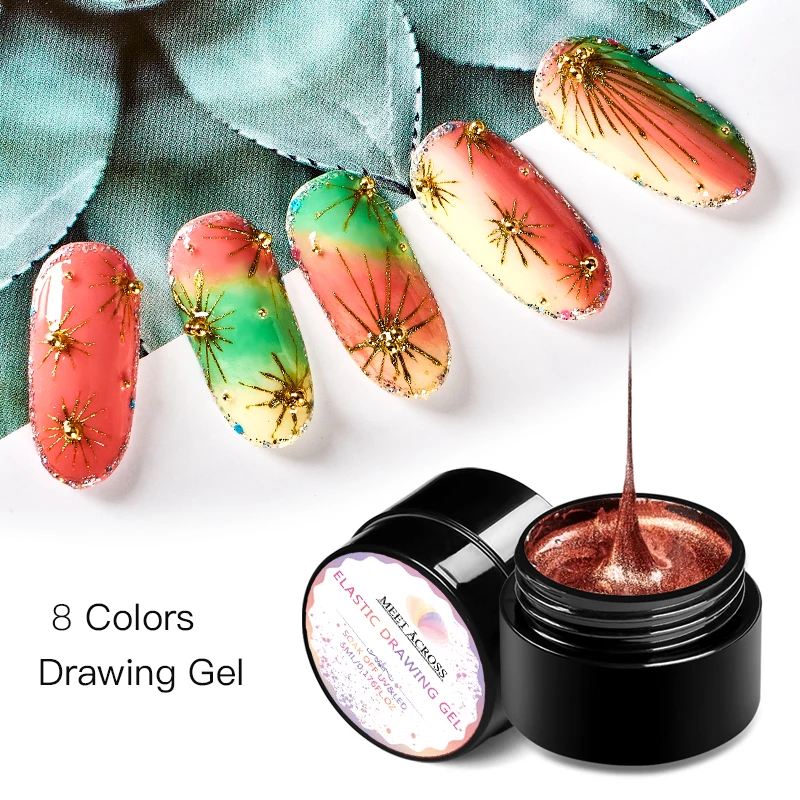 MEET ACROSS Wire Drawing Nail Gel Lacquer Set Painting Gel Pulling Silk Spider Creative Nail Art Gel Nail Polish Manicure Tool
MEET ACROSS Wire Drawing Nail Gel Lacquer Set Painting Gel Pulling Silk Spider Creative Nail Art Gel Nail Polish Manicure Tool