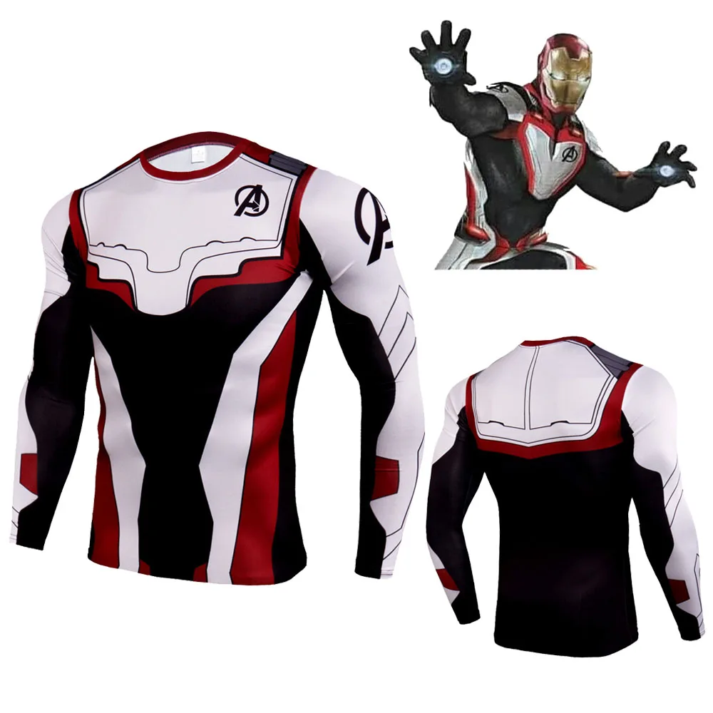 Avengers Endgame Compression Shirts Superhero Unisex 3D Printed Long Sleeves Superhero Sports Quick Dry Fitness Sportswear
Avengers Endgame Compression Shirts Superhero Unisex 3D Printed Long Sleeves Superhero Sports Quick Dry Fitness Sportswear