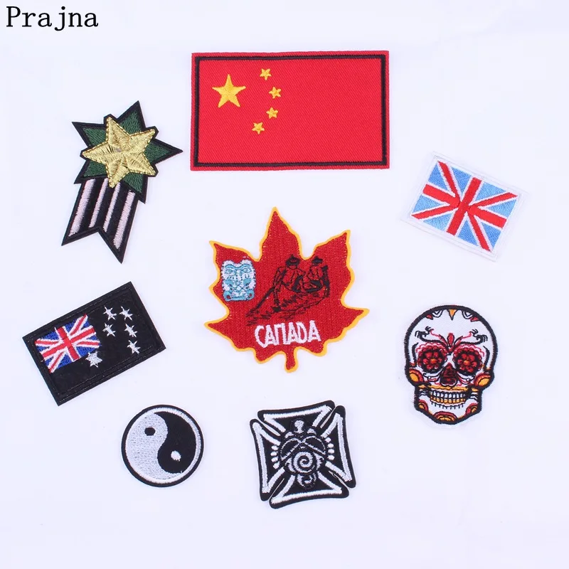 Prajna Flag Army Leaf Patch Sew On Applique Badge Iron On Cheap Biker Embroidered Patches For Clothes Sticker Skull Parches
Prajna Flag Army Leaf Patch Sew On Applique Badge Iron On Cheap Biker Embroidered Patches For Clothes Sticker Skull Parches