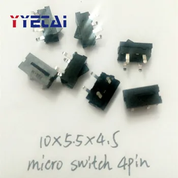 10*5.5*4.5 triangular handle square detection switch micro switch 4 pin limit contact switch Free shipping
10*5.5*4.5 triangular handle square detection switch micro switch 4 pin limit contact switch Free shipping