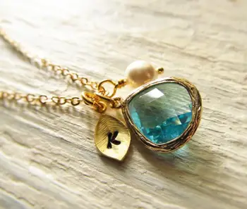 Custom wedding teardrop crystal Leaf Initial Birthstone necklace birthday flower girl bridesmaid mother jewelry gifts Necklaces
Custom wedding teardrop crystal Leaf Initial Birthstone necklace birthday flower girl bridesmaid mother jewelry gifts Necklaces