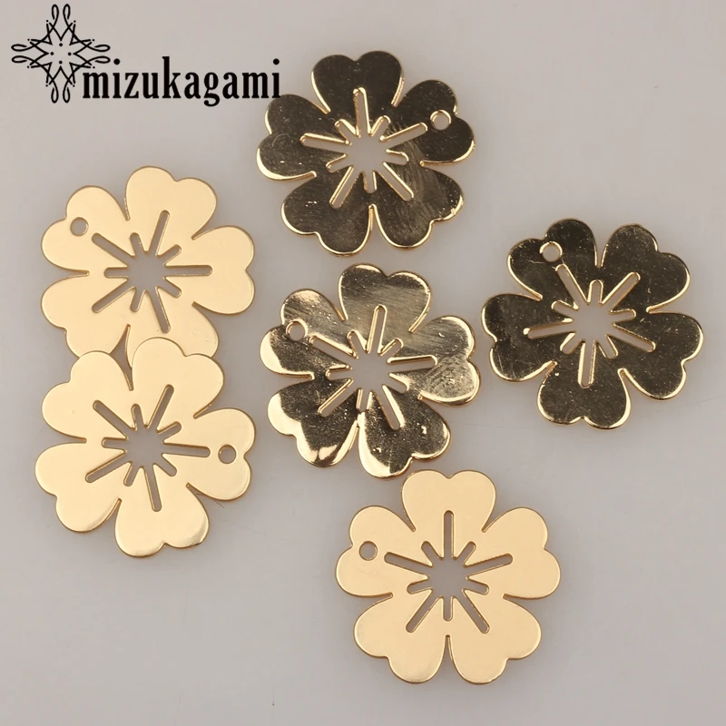 22mm 10pcs/lot Gold Metal Zinc Alloy Charms Hollow Cherry Blossom Flowers Shape Charms For Necklace Earrings Jewelry Accessories
22mm 10pcs/lot Gold Metal Zinc Alloy Charms Hollow Cherry Blossom Flowers Shape Charms For Necklace Earrings Jewelry Accessories