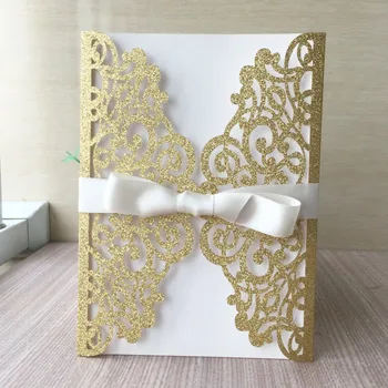 20pcs/lot New Arrival Laser Cut Glitter Paper Wedding Card Romantic Lace Pattern Invitations Card Anniversary Celebration
20pcs/lot New Arrival Laser Cut Glitter Paper Wedding Card Romantic Lace Pattern Invitations Card Anniversary Celebration