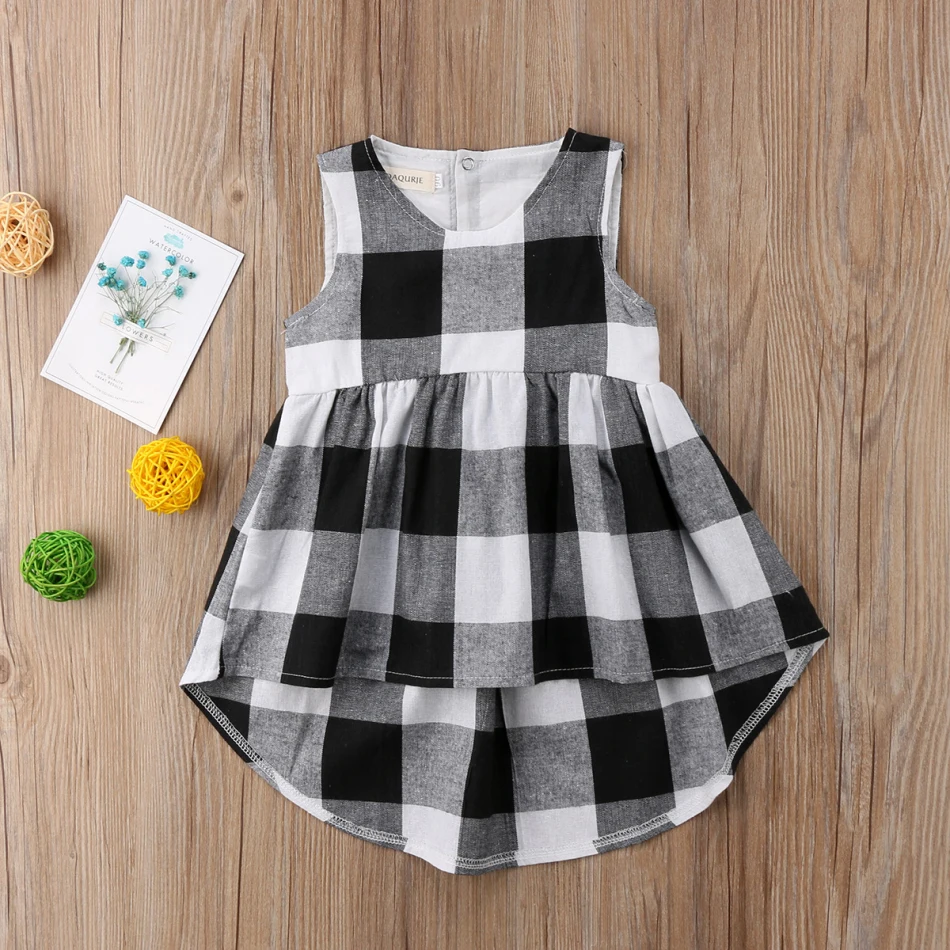 Toddler Kids Baby Girl Sundress Plaid Sleeveless Dress Top Summer Casual Clothes Outfits
Toddler Kids Baby Girl Sundress Plaid Sleeveless Dress Top Summer Casual Clothes Outfits