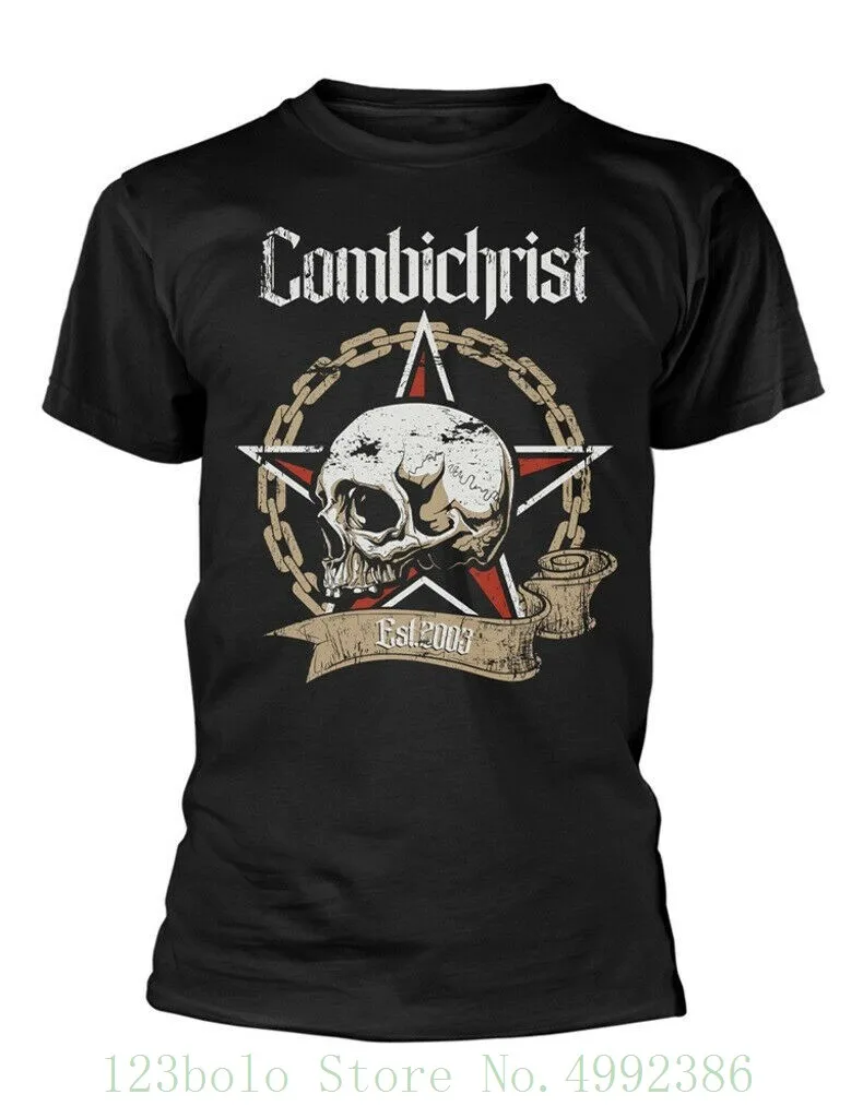 Combichrist 'skull' ( Black ) T Shirt - New & Official! Fashion summer winter Paried Tshirts coat clothes tops
Combichrist 'skull' ( Black ) T Shirt - New & Official! Fashion summer winter Paried Tshirts coat clothes tops